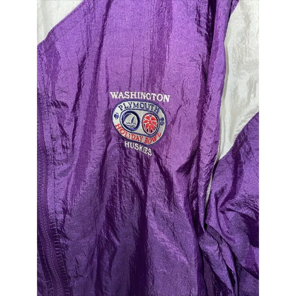 VTG Washington Huskies Holiday Bowl 96 Mens XXXL Windbreaker 90s Purple Football